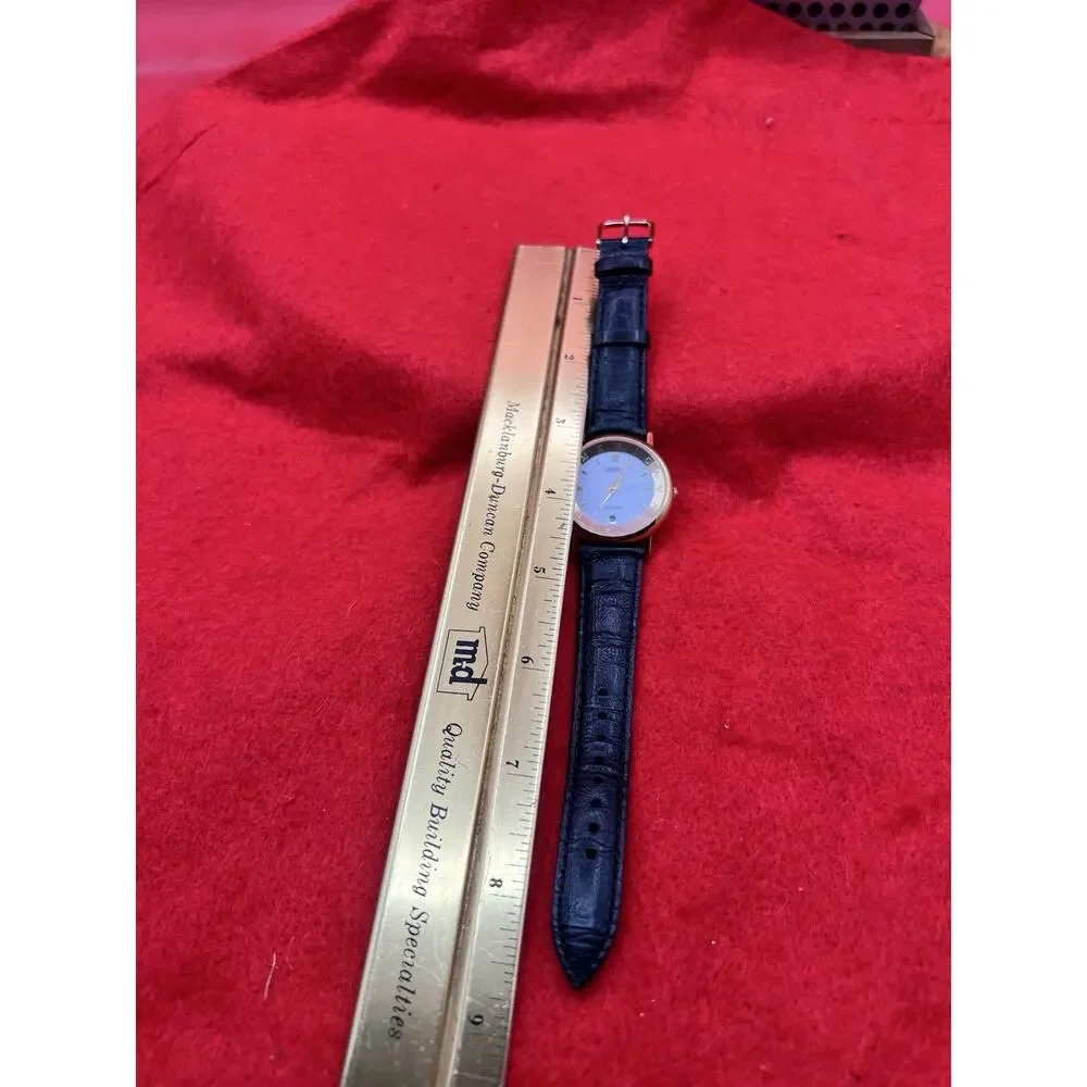 Perry Ellis Quartz Watch AMERICA Collection Genuine Leather Water Resistant